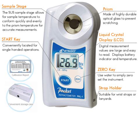 atago digital pocket refractometer|atago pocket refractometer pal 1.